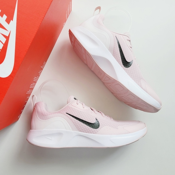 Nike Wearallday Barely Rose/Black-White Women